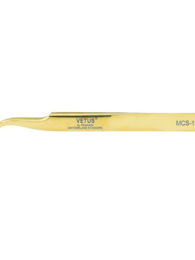 Pinza Curva Dorada Vetus MCS-15